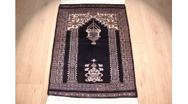 Oriental carpet Bukhara wool 84x62 cm Blue