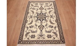 Persian carpet Nain 135x90 cm Oriental carpet Beige