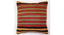 Oriental Kilim Pillow cushion natural colors & wool ca. 40x40 cm