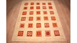 Persian carpet Loribaf pure wool 194x153 cm