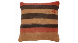 Oriental Kilim Pillow cushion natural colors & wool ca. 40x40 cm