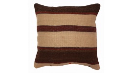 Oriental Kilim Pillow cushion natural colors & wool ca. 40x40 cm