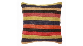 Oriental Kilim Pillow cushion natural colors & wool ca. 40x40 cm