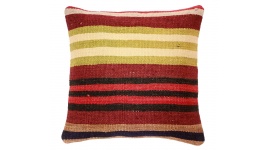 Oriental Kilim Pillow cushion natural colors & wool ca. 40x40 cm