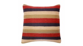 Oriental Kilim Pillow cushion natural colors & wool ca. 40x40 cm