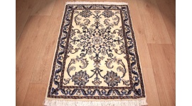 Orientteppich "Nain"  Perser Teppich 88x60 cm Beige