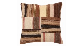 Oriental Kilim Pillow cushion natural colors & wool ca. 40x40 cm