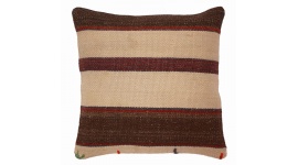 Oriental Kilim Pillow cushion natural colors & wool ca. 40x40 cm