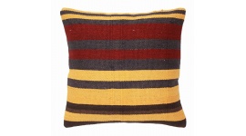 Oriental Kilim Pillow cushion natural colors & wool ca. 40x40 cm