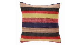 Oriental Kilim Pillow cushion natural colors & wool ca. 40x40 cm