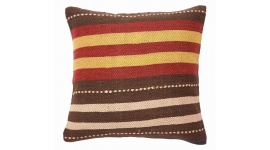 Oriental Kilim Pillow cushion natural colors & wool ca. 40x40 cm