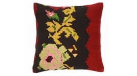 Oriental Kilim Pillow cushion natural colors & wool ca. 40x40 cm