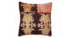 Oriental Kilim Pillow cushion natural colors & wool ca. 40x40 cm