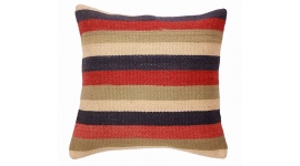 Oriental Kilim Pillow cushion natural colors & wool ca. 40x40 cm