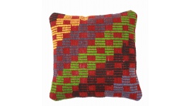 Oriental Kilim Pillow cushion natural colors & wool ca. 40x40 cm