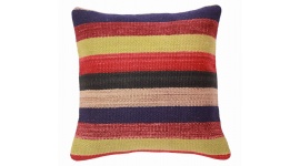 Oriental Kilim Pillow cushion natural colors & wool ca. 40x40 cm