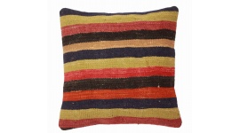 Oriental Kilim Pillow cushion natural colors & wool ca. 40x40 cm