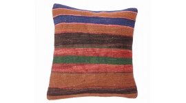 Oriental Kilim Pillow cushion natural colors & wool ca. 40x40 cm