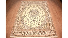 Fine Persian carpet "Nain" 6la with  silk 282x205 cm