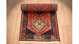 Persian carpet Yalameh pure wool 277x77 cm Läufer