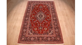 Semi antic Persian carpet  Kashan 218x135 cm