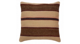 Oriental Kilim Pillow cushion natural colors & wool ca. 40x40 cm