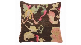 Oriental Kilim Pillow cushion natural colors & wool ca. 40x40 cm