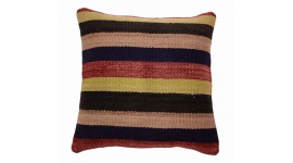 Oriental Kilim Pillow cushion natural colors & wool ca. 40x40 cm