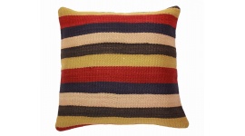 Oriental Kilim Pillow cushion natural colors & wool ca. 40x40 cm