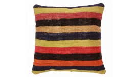 Oriental Kilim Pillow cushion natural colors & wool ca. 40x40 cm