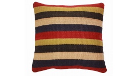 Oriental Kilim Pillow cushion natural colors & wool ca. 40x40 cm