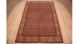 Persian carpet "Bijar" oriental rug 249x165 cm dark blue