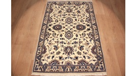 Oriental carpet Persian carpet Nain 150x97 cm Beige