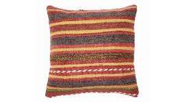 Oriental Kilim Pillow cushion natural colors & wool ca. 40x40 cm