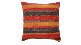 Oriental Kilim Pillow cushion natural colors & wool ca. 40x40 cm