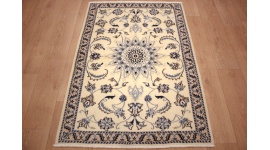 Oriental carpet Persian carpet Nain  139x98 cm Beige