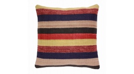 Oriental Kilim Pillow cushion natural colors & wool ca. 40x40 cm