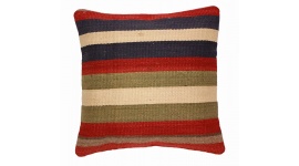 Oriental Kilim Pillow cushion natural colors & wool ca. 40x40 cm