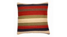 Oriental Kilim Pillow cushion natural colors & wool ca. 40x40 cm