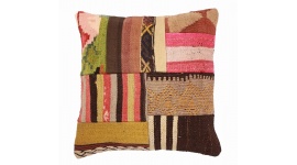 Oriental Kilim Pillow cushion natural colors & wool ca. 40x40 cm