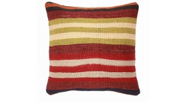 Oriental Kilim Pillow cushion natural colors & wool ca. 40x40 cm