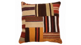 Oriental Kilim Pillow cushion natural colors & wool ca. 40x40 cm