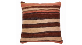 Oriental Kilim Pillow cushion natural colors & wool ca. 40x40 cm