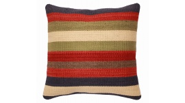 Oriental Kilim Pillow cushion natural colors & wool ca. 40x40 cm