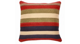 Oriental Kilim Pillow cushion natural colors & wool ca. 40x40 cm