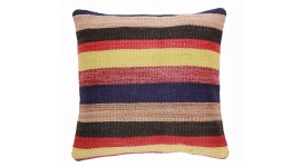 Oriental Kilim Pillow cushion natural colors & wool ca. 40x40 cm