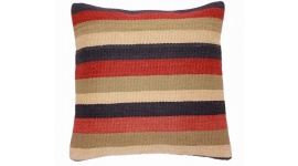 Oriental Kilim Pillow cushion natural colors & wool ca. 40x40 cm