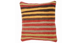 Oriental Kilim Pillow cushion natural colors & wool ca. 40x40 cm