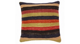 Oriental Kilim Pillow cushion natural colors & wool ca. 40x40 cm