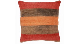 Oriental Kilim Pillow cushion natural colors & wool ca. 40x40 cm